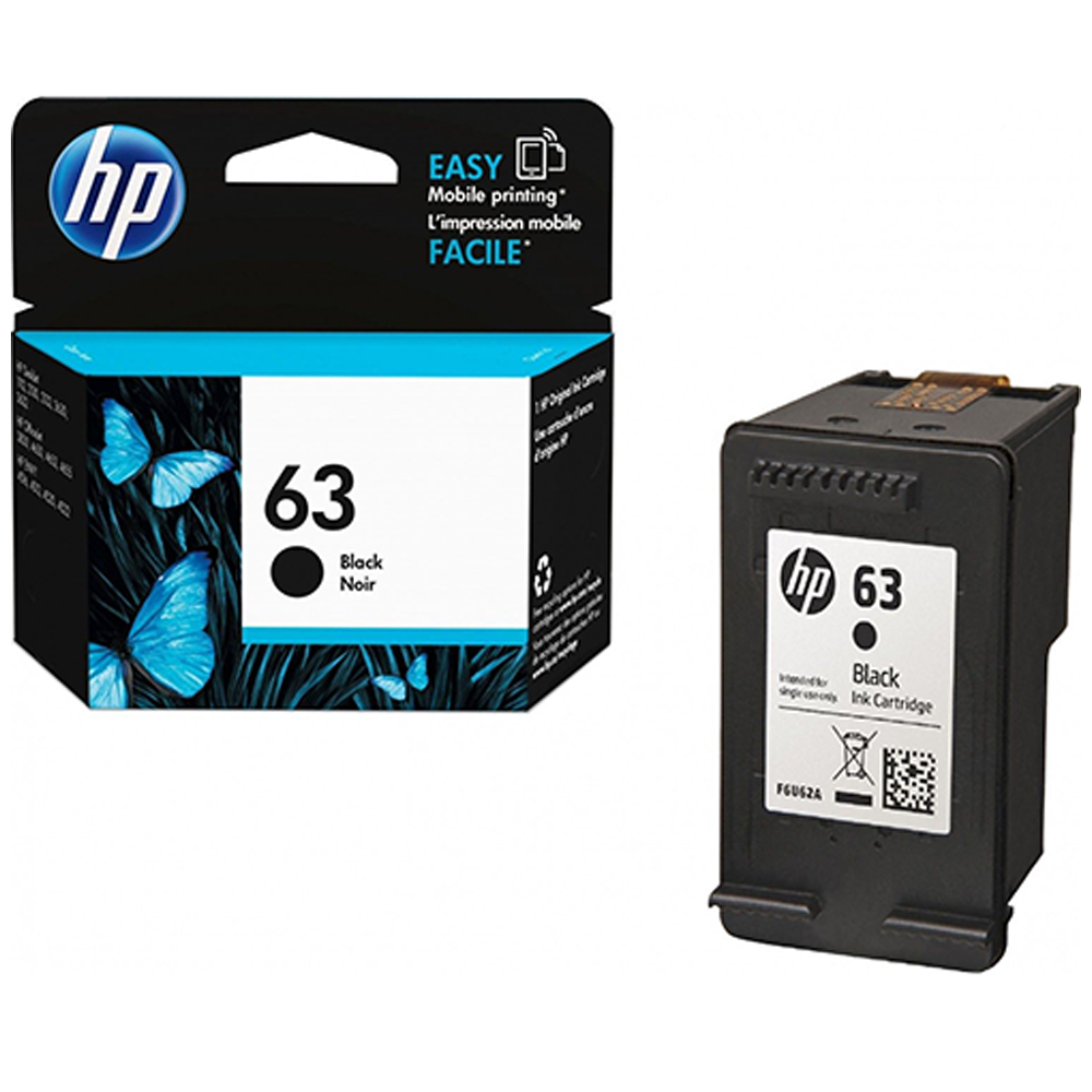 Cartouche d'encre HP 63 noir très bon prix passez vos commandes chez UNIVERS OFFICE COMPUTERS – Image 3
