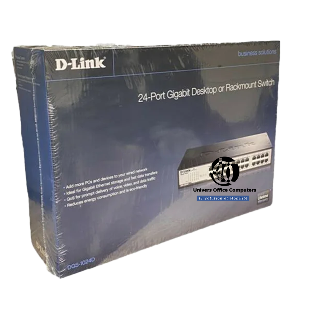 Dlink Switch Gigabit D-Link - DGS-F1024 - 24-Ports Vente au Cameroun chez UNIVERS OFFICE COMPUTERS
