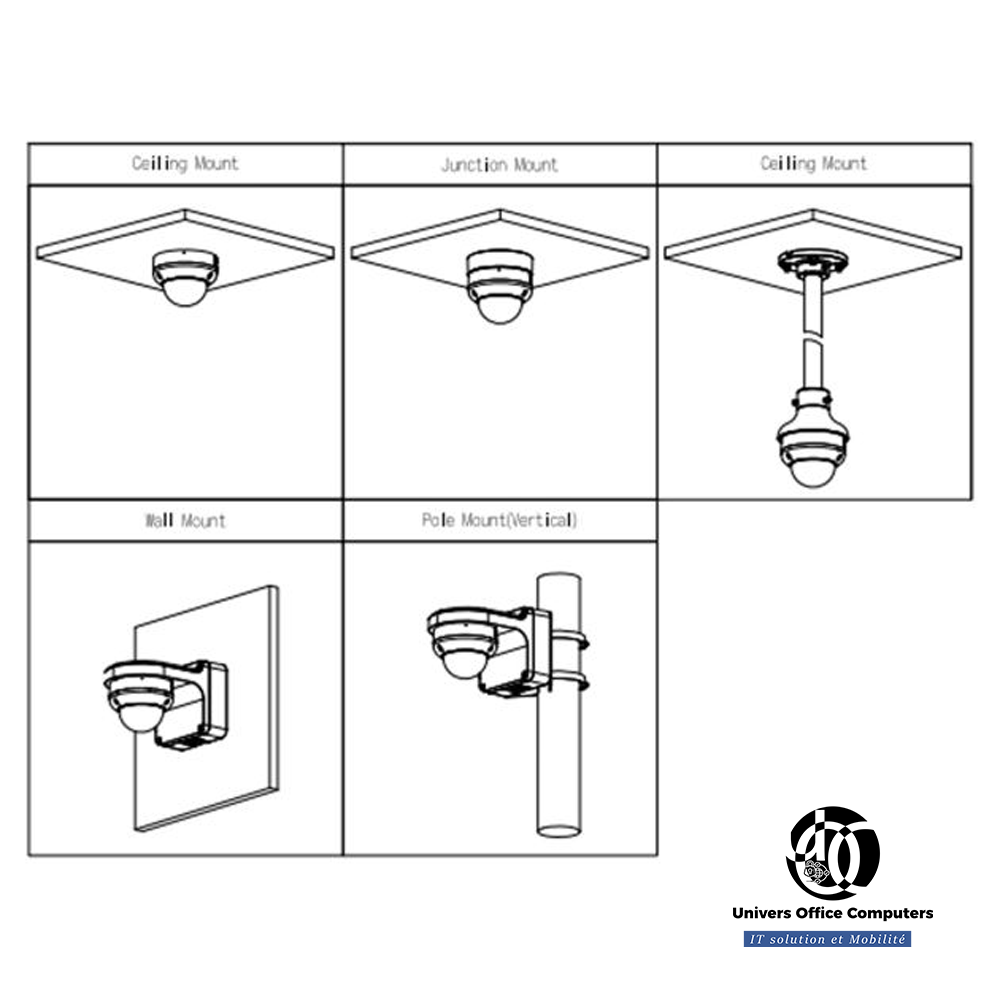 Caméra de surveillance IP Dome - Dahua IPC-HDBW3441R-ZAS - 4MP - WizSense à Focale Variable - 6 Mois – Image 2