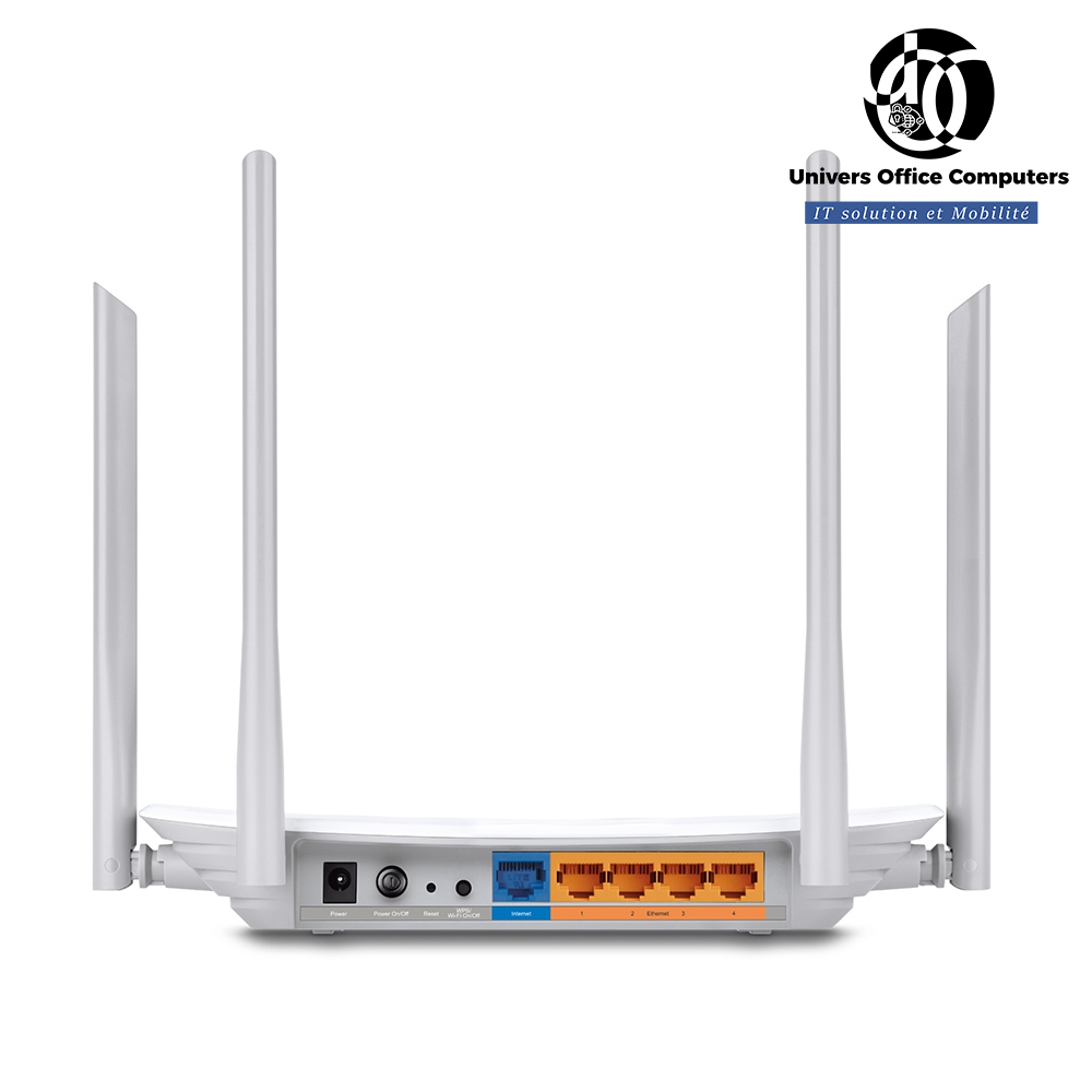 Routeur Wi-Fi double bande AC1200 Archer C50 VENTE AU CAMEROUN CHEZ UNIVERS OFFICE COMPUTERS – Image 3