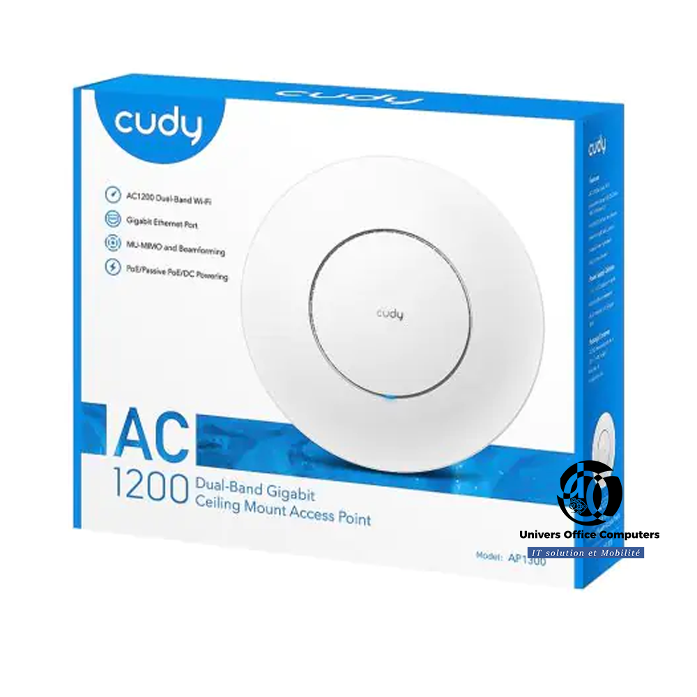 Routeur Maillé Cudy WR1300 - Wi-Fi Gigabit AC1200 - 5 en 1 - 6 Mois