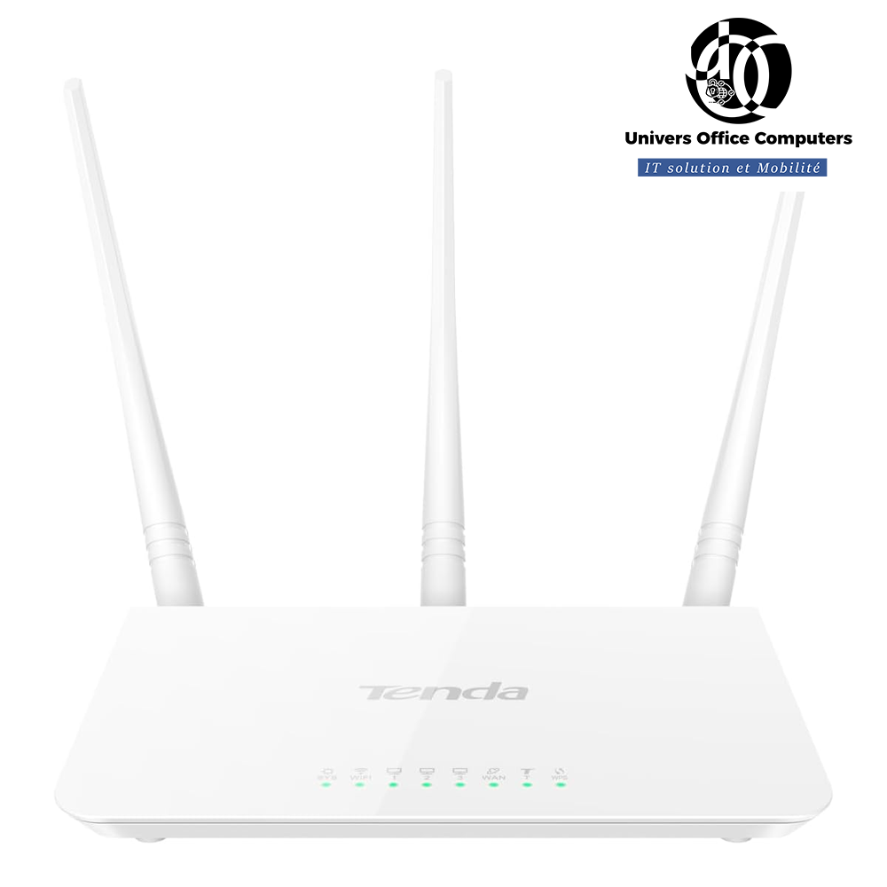 Routeur WiFi Tenda - F3 - N300 Mbps - 3 Antennes - 5 dBi - 3 Ports LAN - Modes Répéteur et Point d'accès - Garantie 6 mois – Image 4