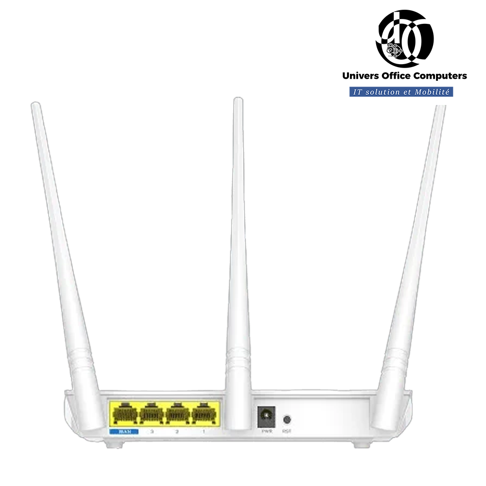 Routeur WiFi Tenda - F3 - N300 Mbps - 3 Antennes - 5 dBi - 3 Ports LAN - Modes Répéteur et Point d'accès - Garantie 6 mois – Image 3