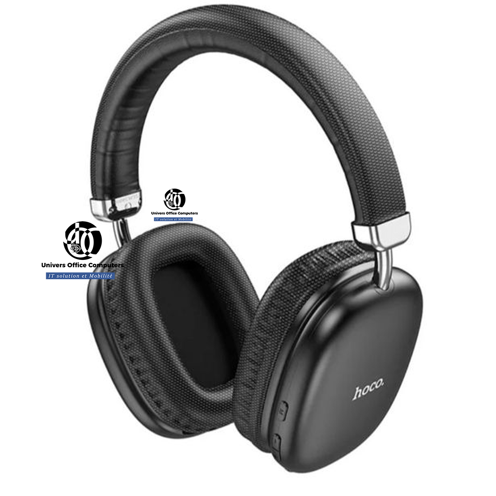 Casque sans fil - HOCO W35 wireless headphones - Bluetooth V5.3 - Interface Usb type-C - Prise de carte mémoire - Garantie 03 mois – Image 3