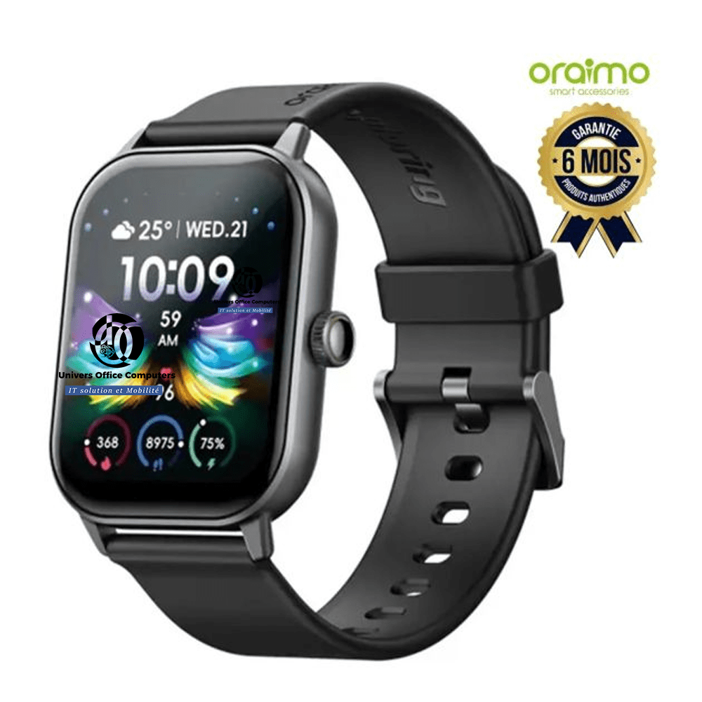 Montre connectée - ORAIMO watch 5 - OSW-805 - Appels bluetooth - Écran 2,01" - 300 mAh - Garantie 6 mois