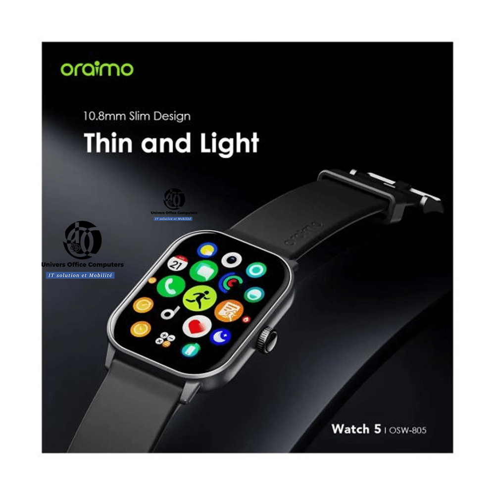 Montre connectée - ORAIMO watch 5 - OSW-805 - Appels bluetooth - Écran 2,01" - 300 mAh - Garantie 6 mois – Image 4
